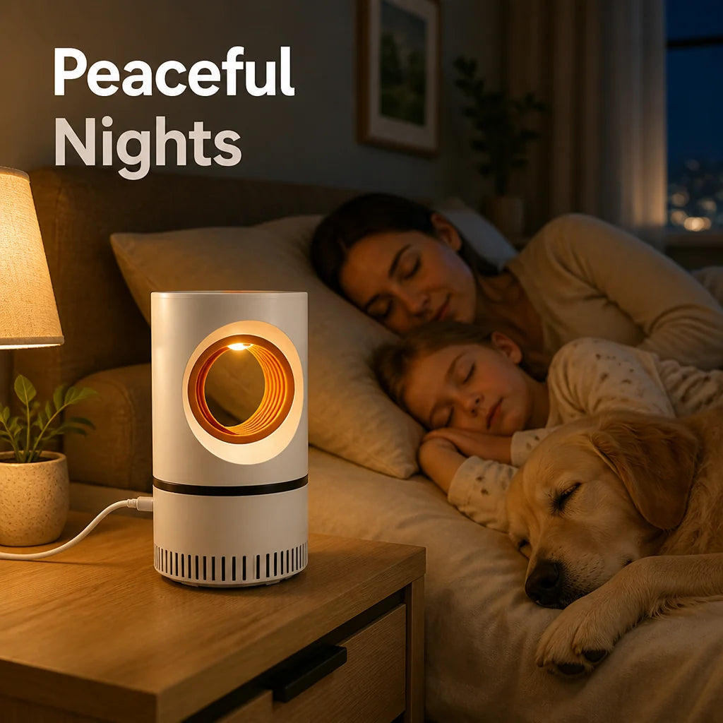 SilentGlow™ Mosquito Defender — Peaceful, Chemical-Free Nights Your Family Deserves