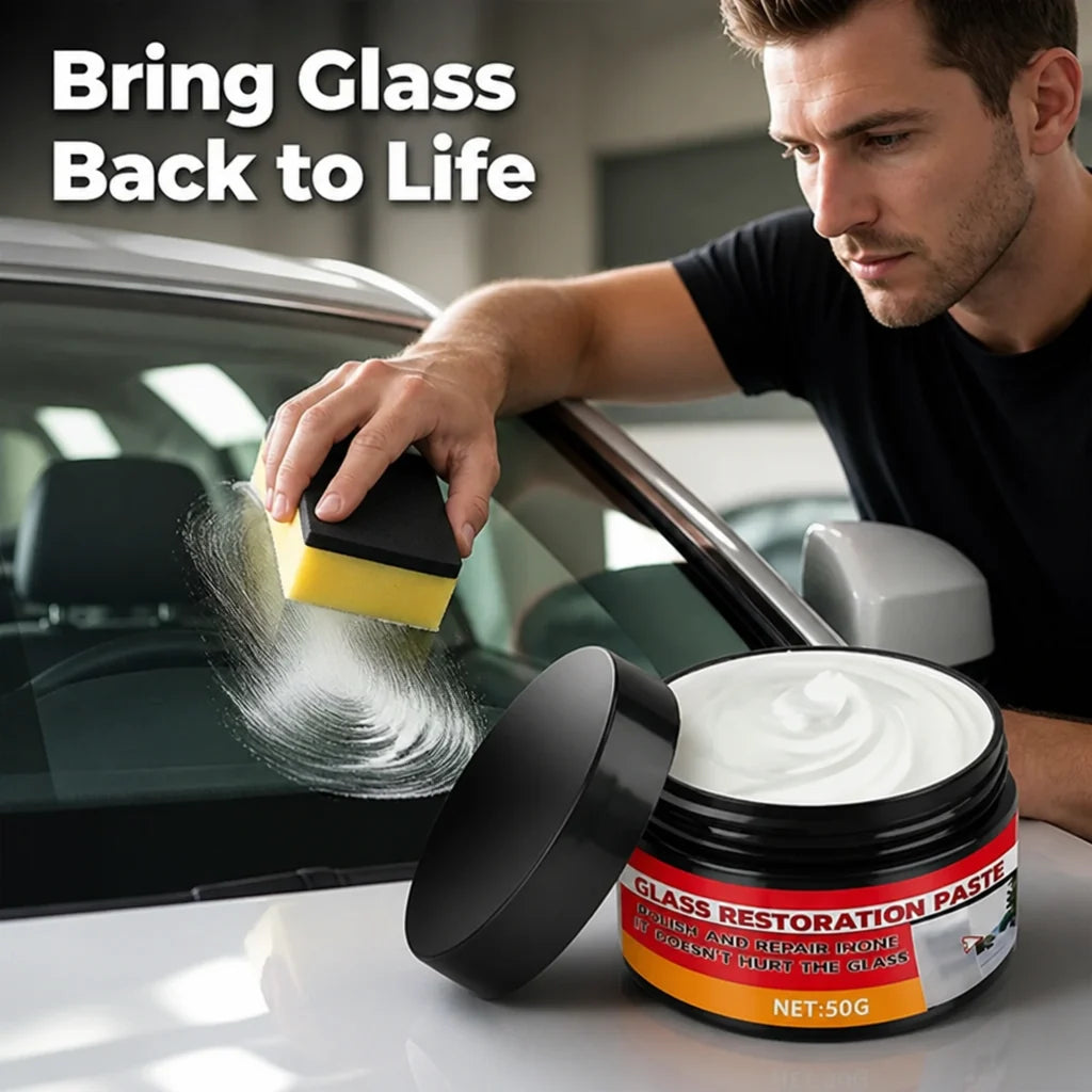 VisiRenew™ Glass Renewal Paste — Instantly Erase Scratches and Enjoy Crystal-Clear Views That Last