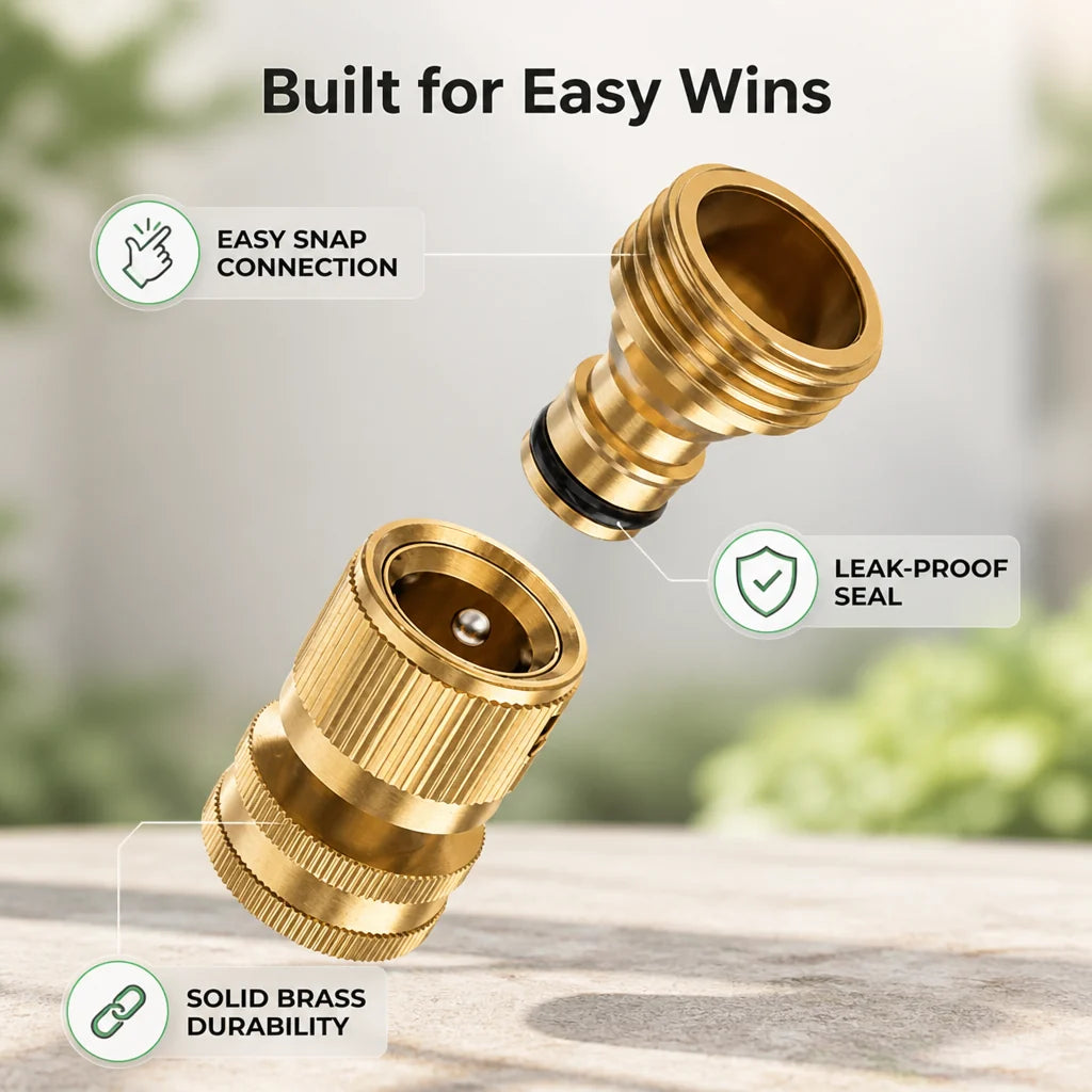 AquaSwift™ — Snap On Freedom and Water Your Garden Without Missing a Beat