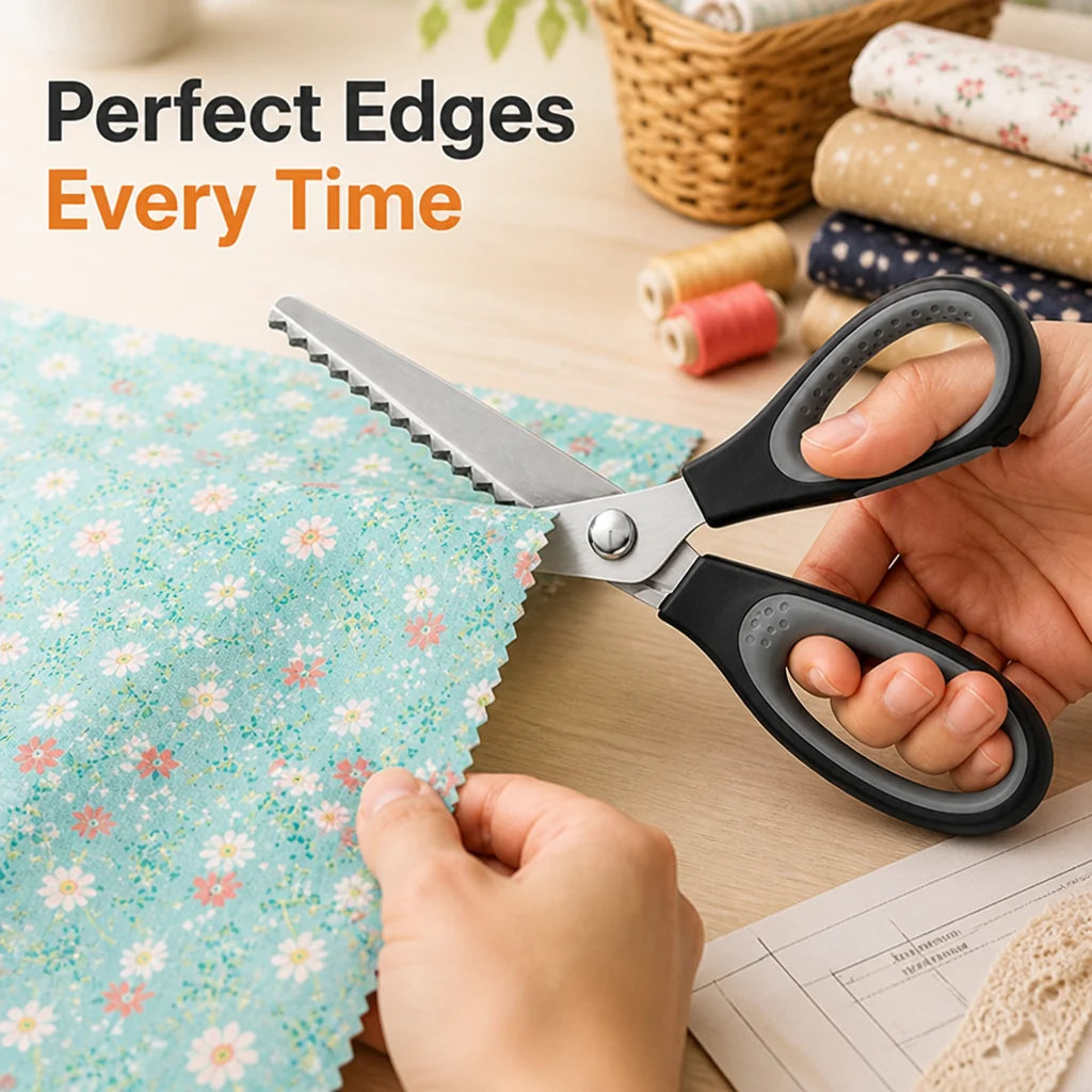 EdgeRipple™ Shears — Give Fabric and Paper a Beautiful Wavy Finish