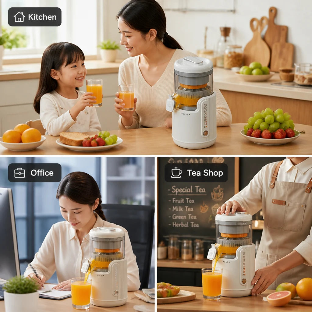JuiceForge™ — Effortless Fresh Juice That Powers Your Day and Clears Your Mess