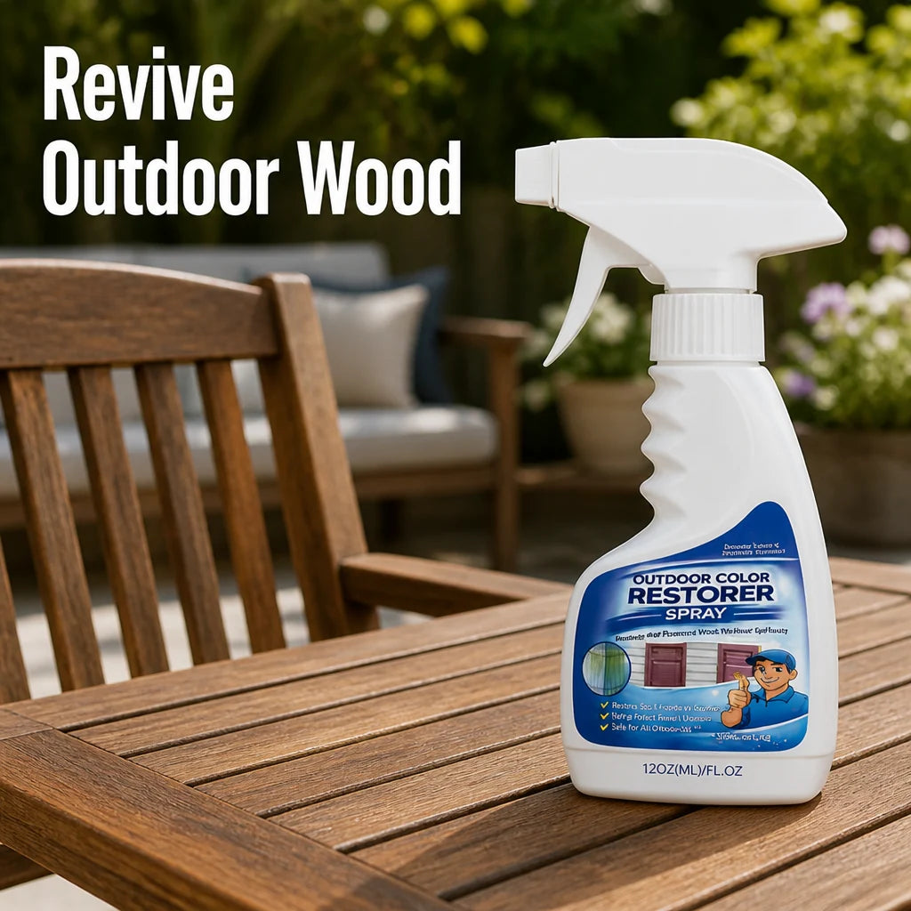 TimberSatin™ Wood Radiance Spray — Bring Dull, Weathered Wood Back to Stunning, Sun-Protected Life
