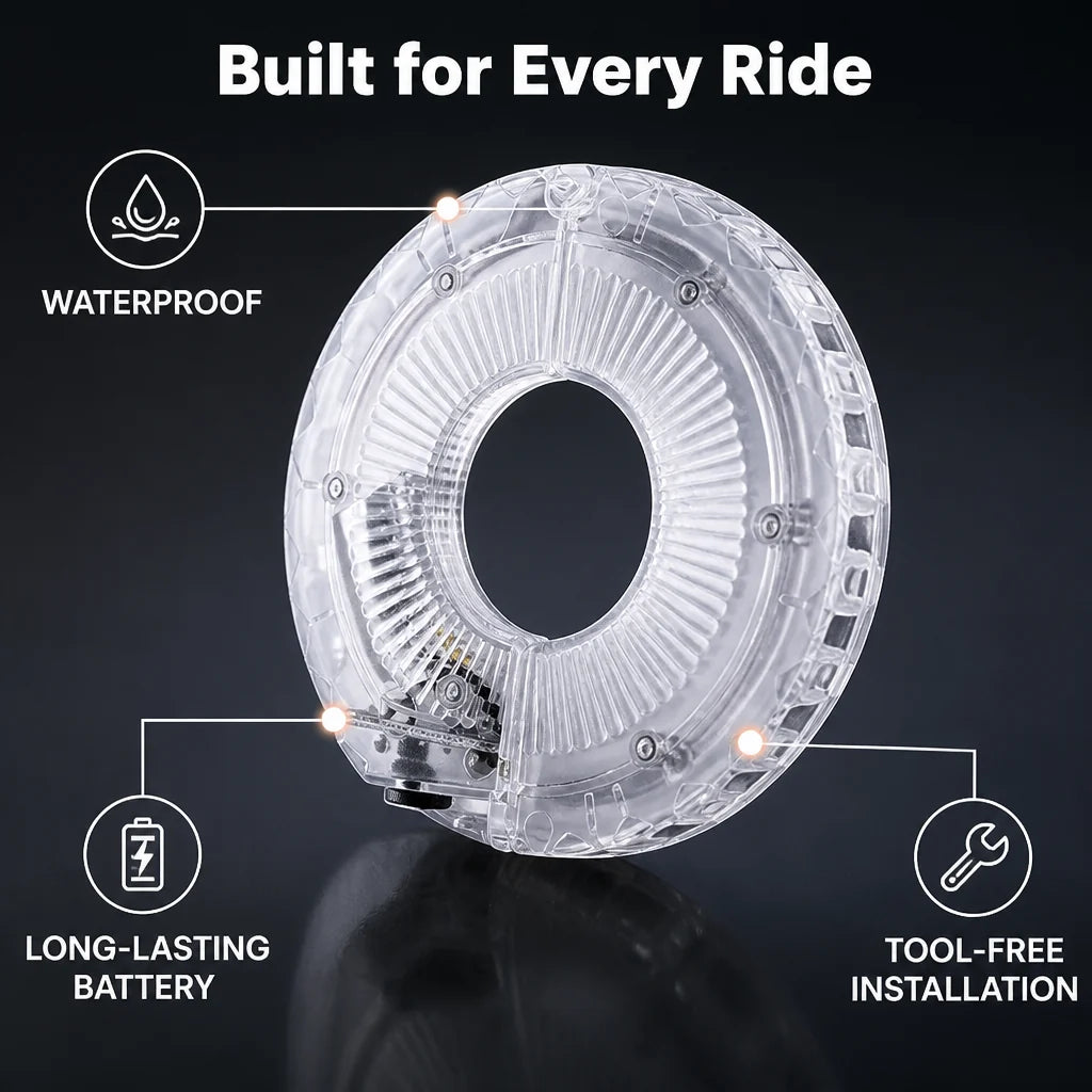 HubLume™ Hub Light — Light Up Your Ride with Irresistible Style and Unmatched Safety